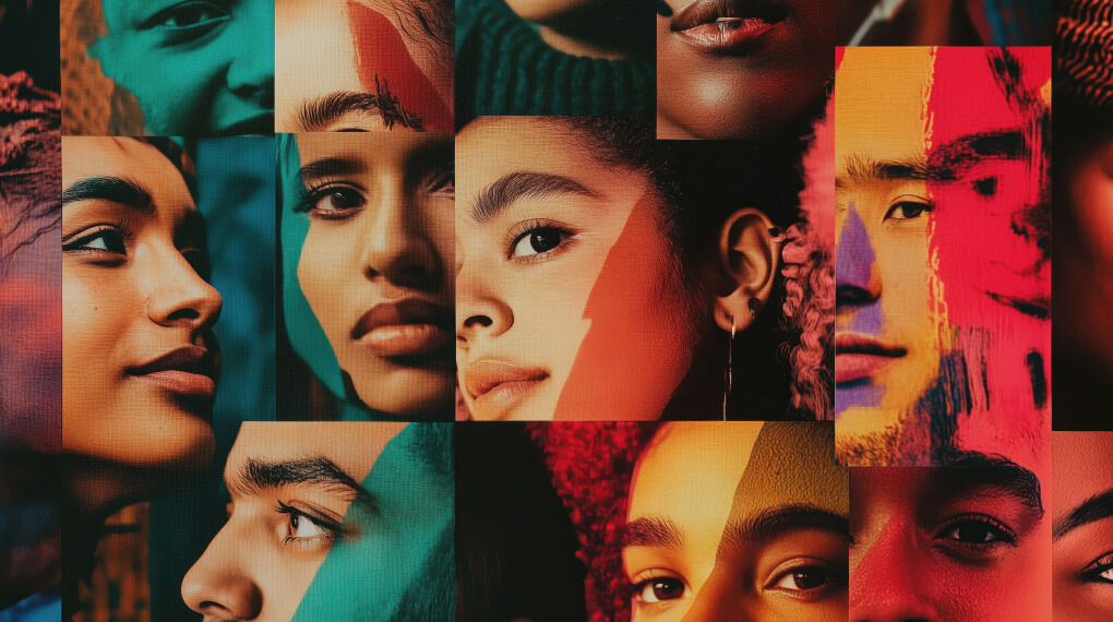 Collage of people of various ethnicities